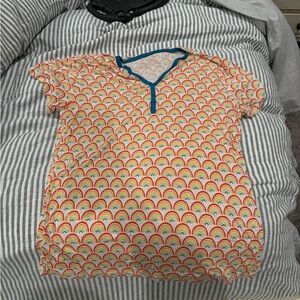 Little sleepies women’s medium top primary rainbows